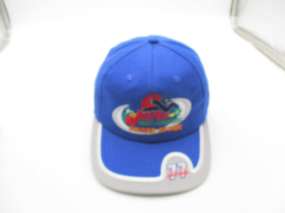Dave Blaney 77 Jasper Hat Cap Snap Back One Size Blue NASCAR Auto Racing Mens3