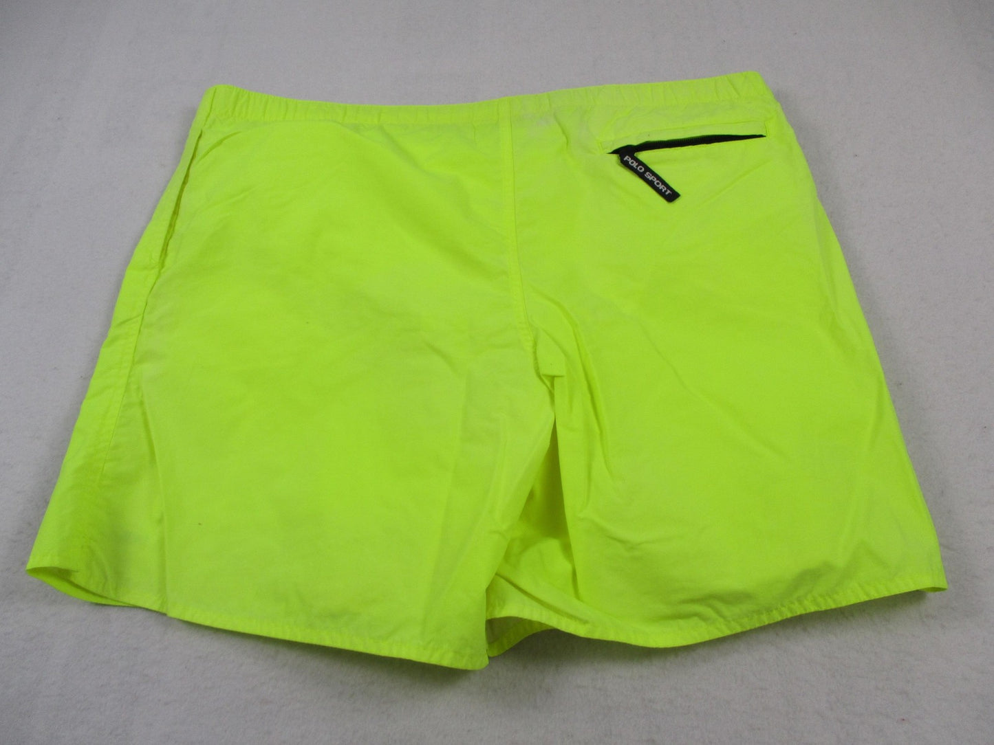 Polo Sport Ralph Lauren Swim Trunks Mens XL Yellow Neon Mesh Lined 17301
