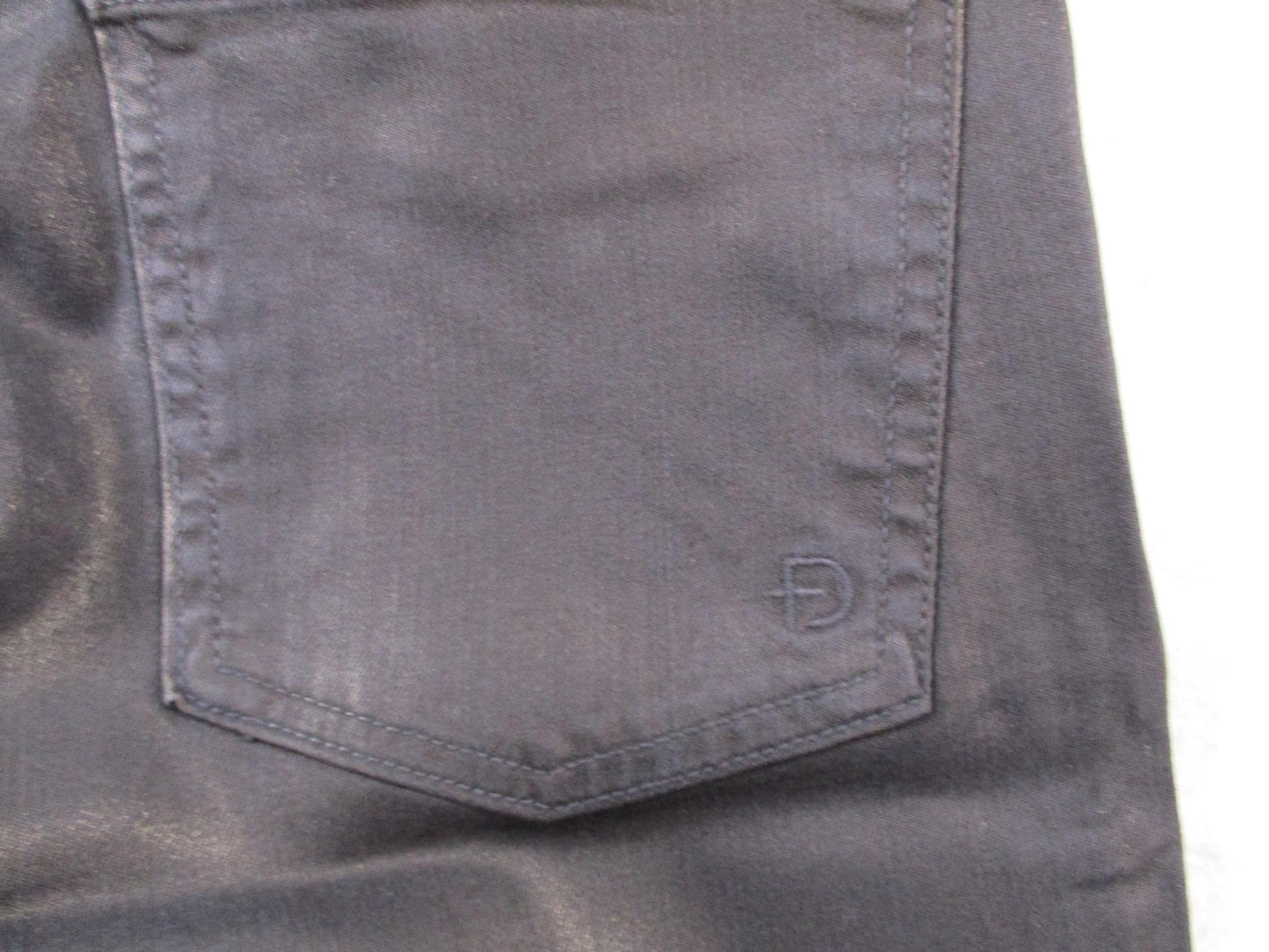Fidelity Denim Cali Jeans Womens 26 Blue Navy Dark Wash Straight Slim New 14667