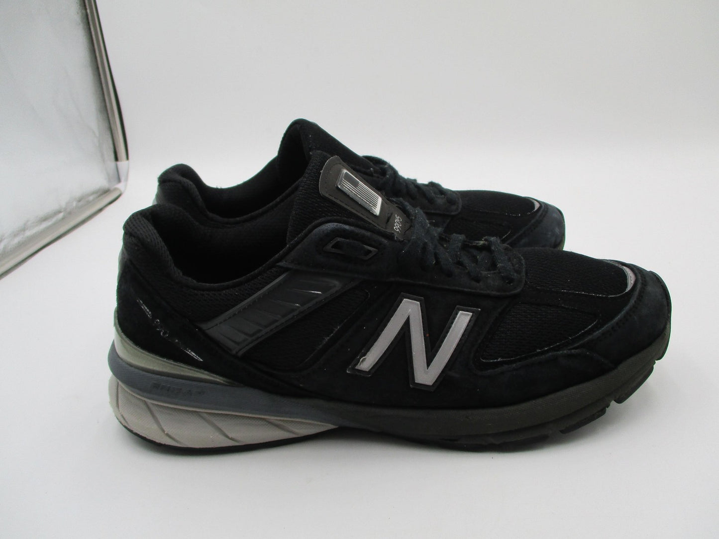 New Balance 990v5 Shoes Mens Size 10.5 Black Suede Running Sneakers M990BK55