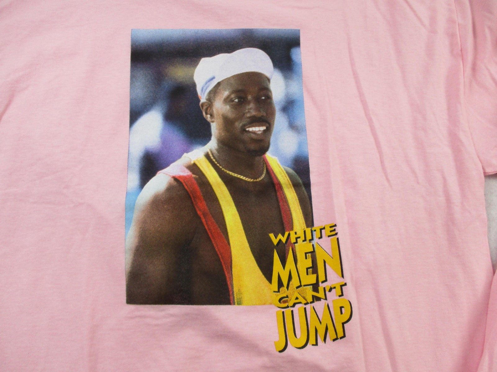 White Men Can't Jump Shirt Mens Large Pink Long Sleeve Movie Tee Rue21 1349502