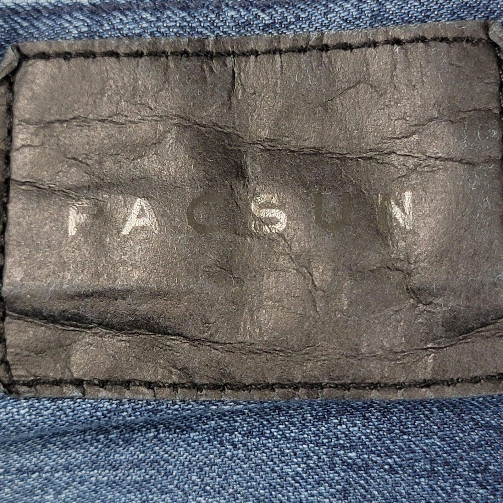 PacSun Jeans Mens 32x32 Blue Stacked Skinny Vertical Stretch 'Distressed'