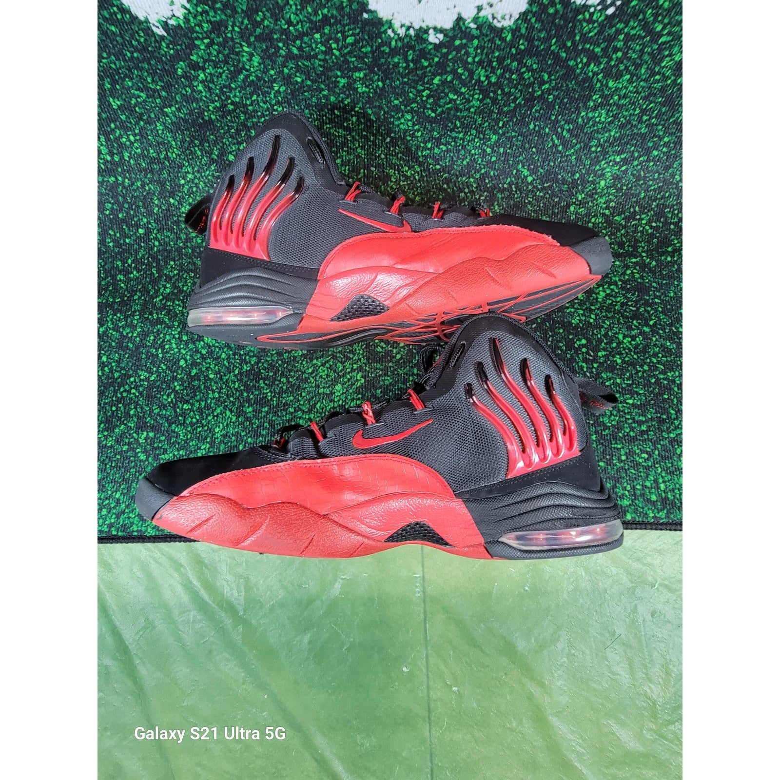 Nike Sonic Flight Black University Red Size 12 6413330024