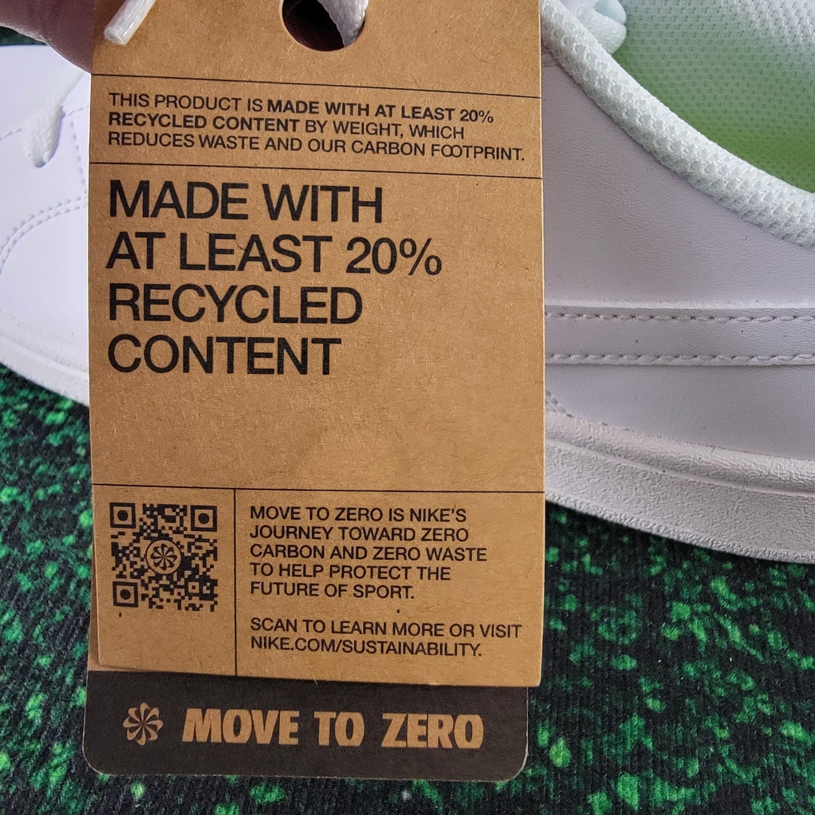Nike Court Royale 2 Next Nature 'Triple White' Mens Sz 7.5 DH31601007