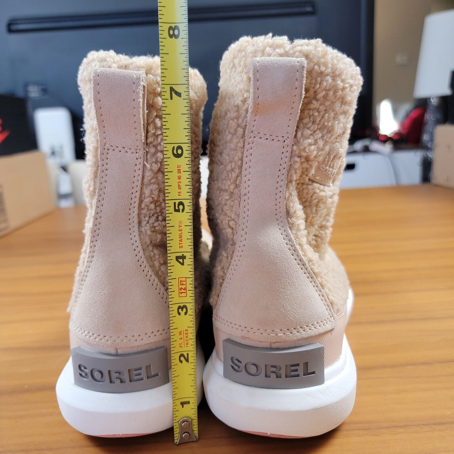 SOREL Explorer II Joan Cozy Boots Size 8.5 Nova Sand Beige NL4455260 Winter6