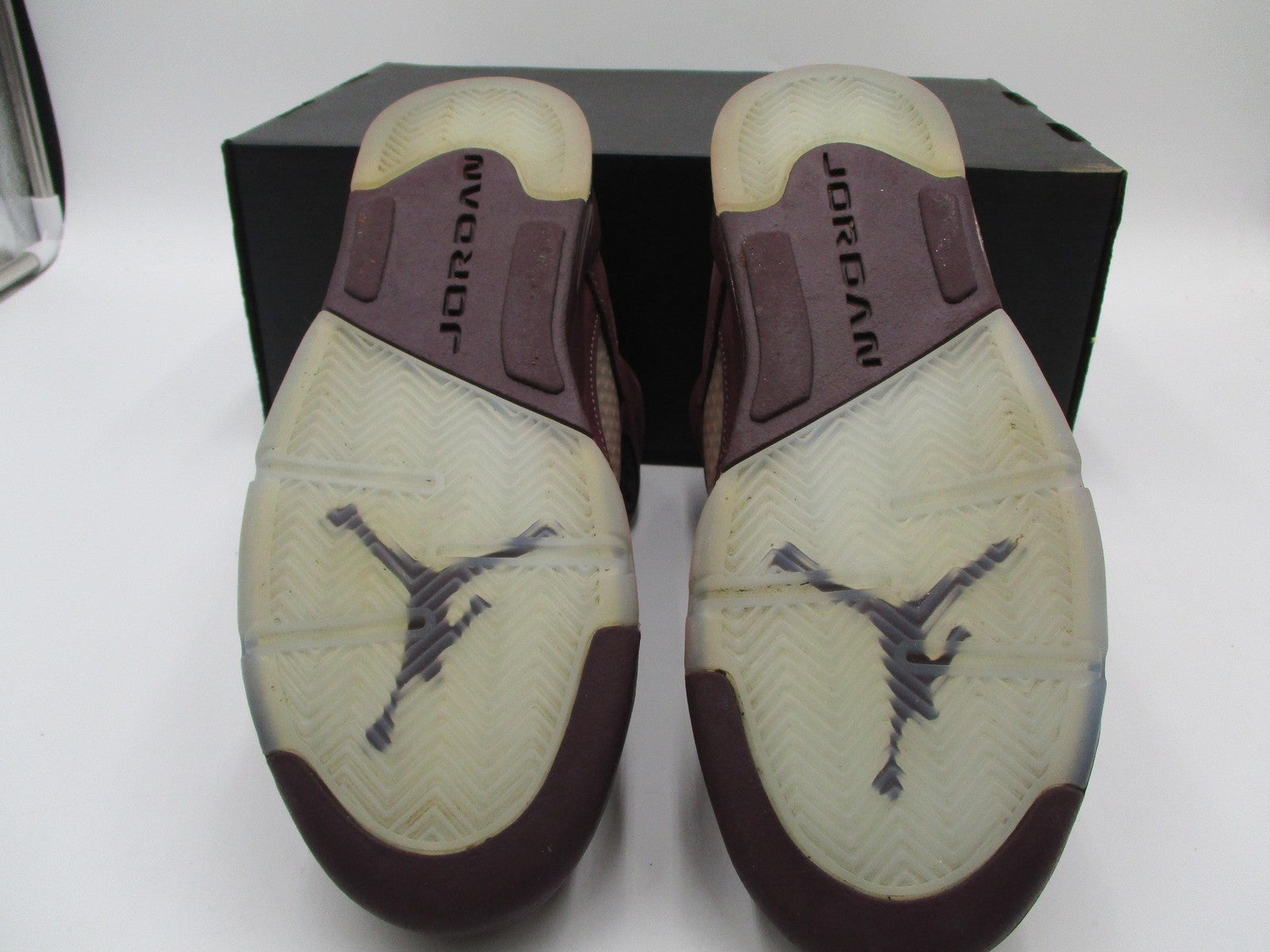Nike Air Jordan 5 Retro Shoes Youth Size 5.5Y Burgundy Grey GS FJ4233600 (1E3)6