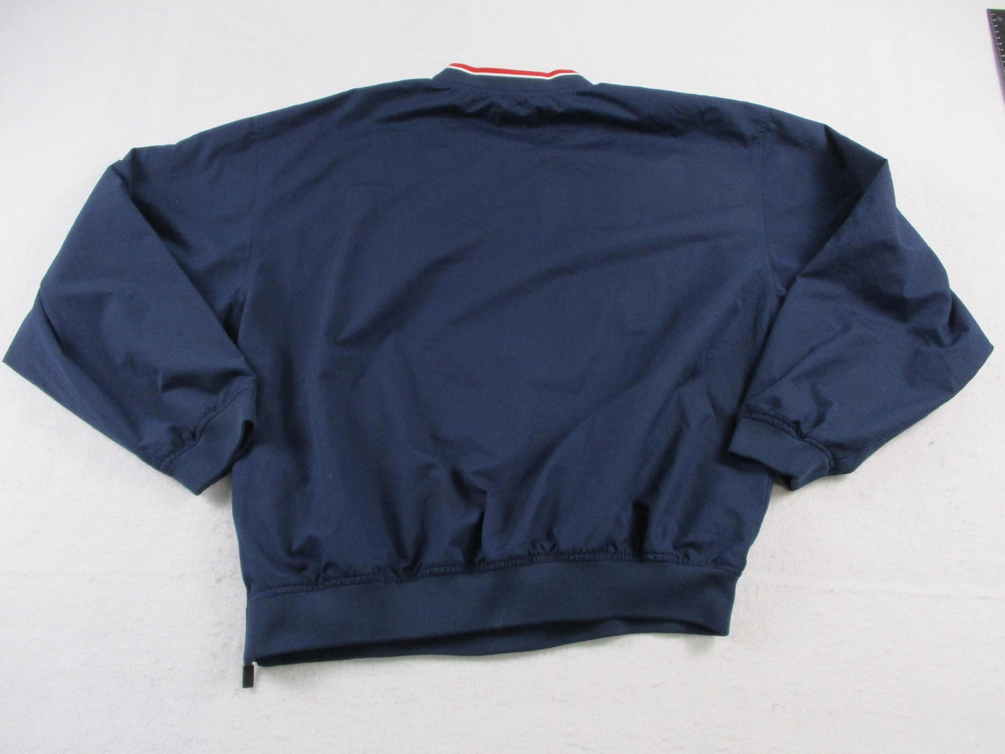 St. Louis Cardinals Jacket Mens Large Blue MLB Baseball Nike V Neck Pullover1