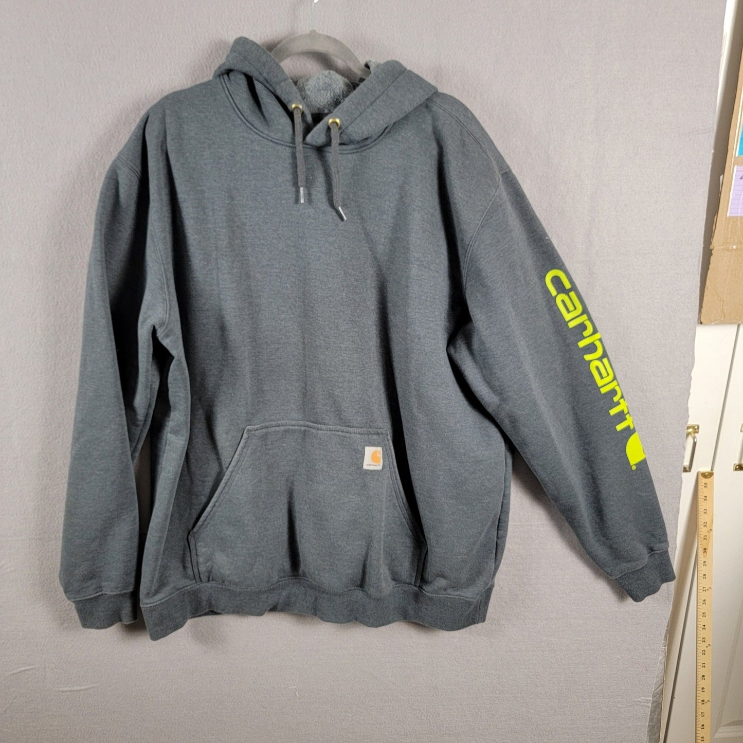 Mens Carhartt Pullover Pocket Hoodie Sz 2XL Tall