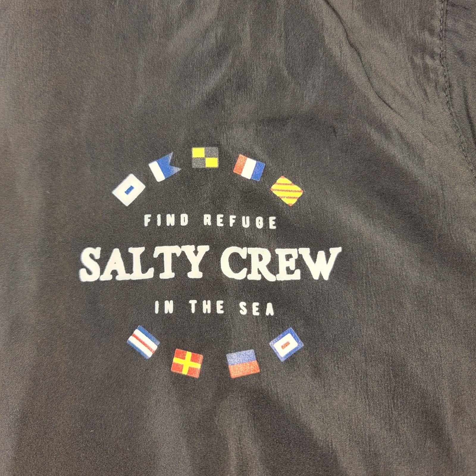 2 Pack Bundle Salty Crew Jacket Mens Medium Hooded Windbreaker Lightweight