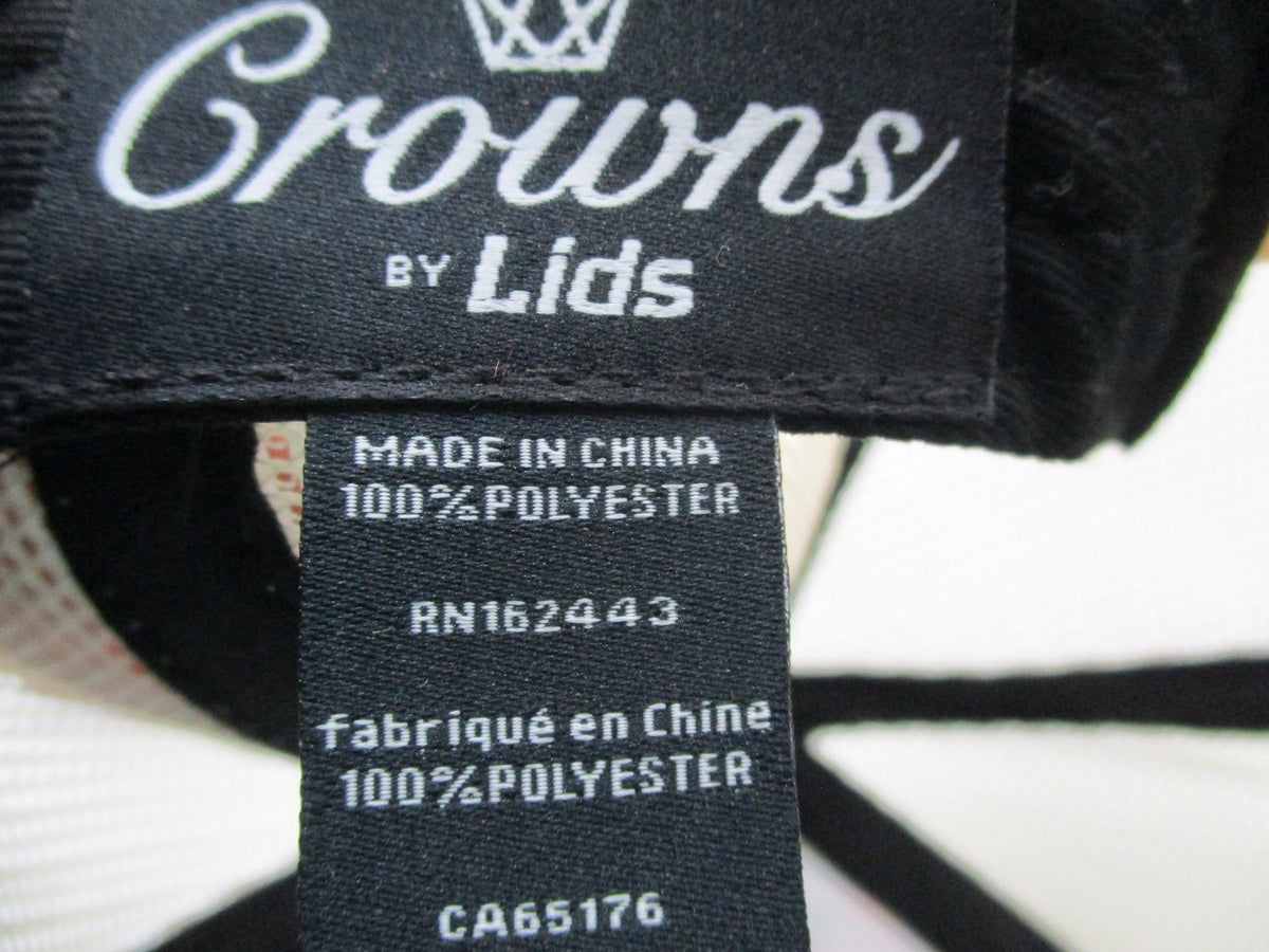 Crowns By Lids Hat Cap Snap Back Mens One Size Floral Rich Boy Broke Boy Trucker10