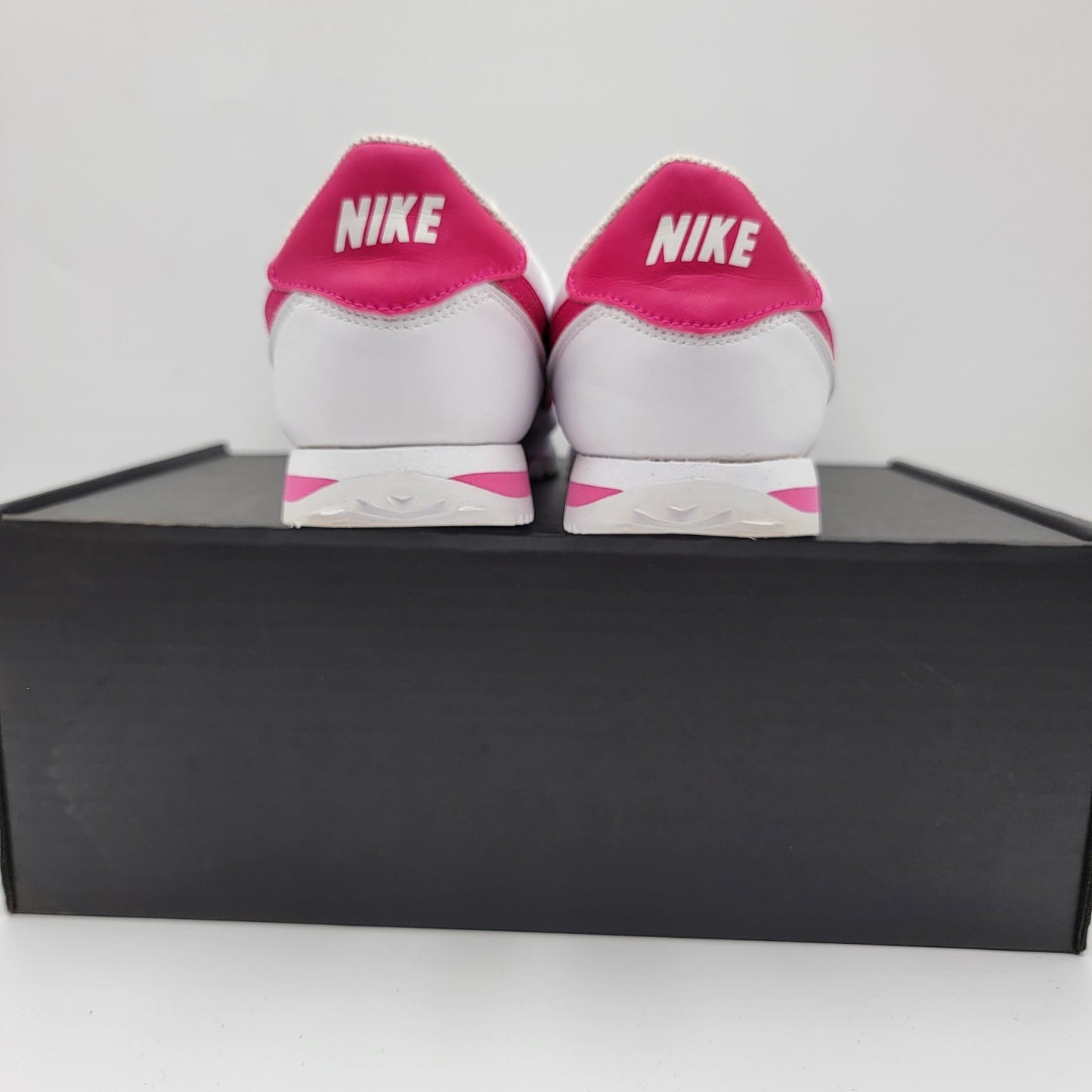 Nike Cortez Basic SL GS White Pink Prime Kid Shoes 7Y Valentine 904764109