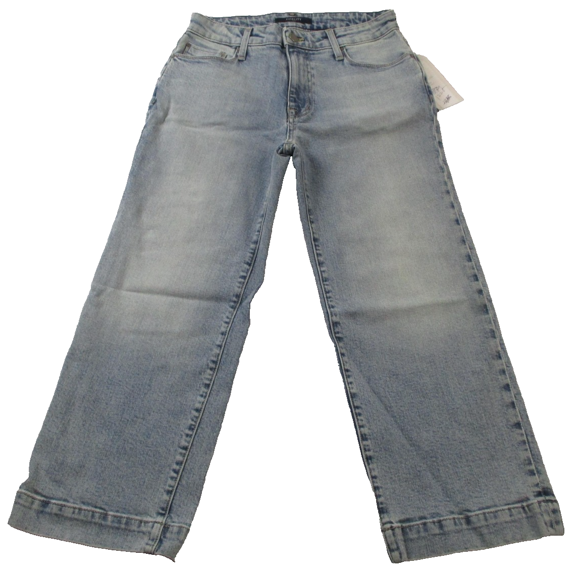 Fidelity Kendall Jeans Womens 26 Blue Light Wash High Rise Straight Leg 14590