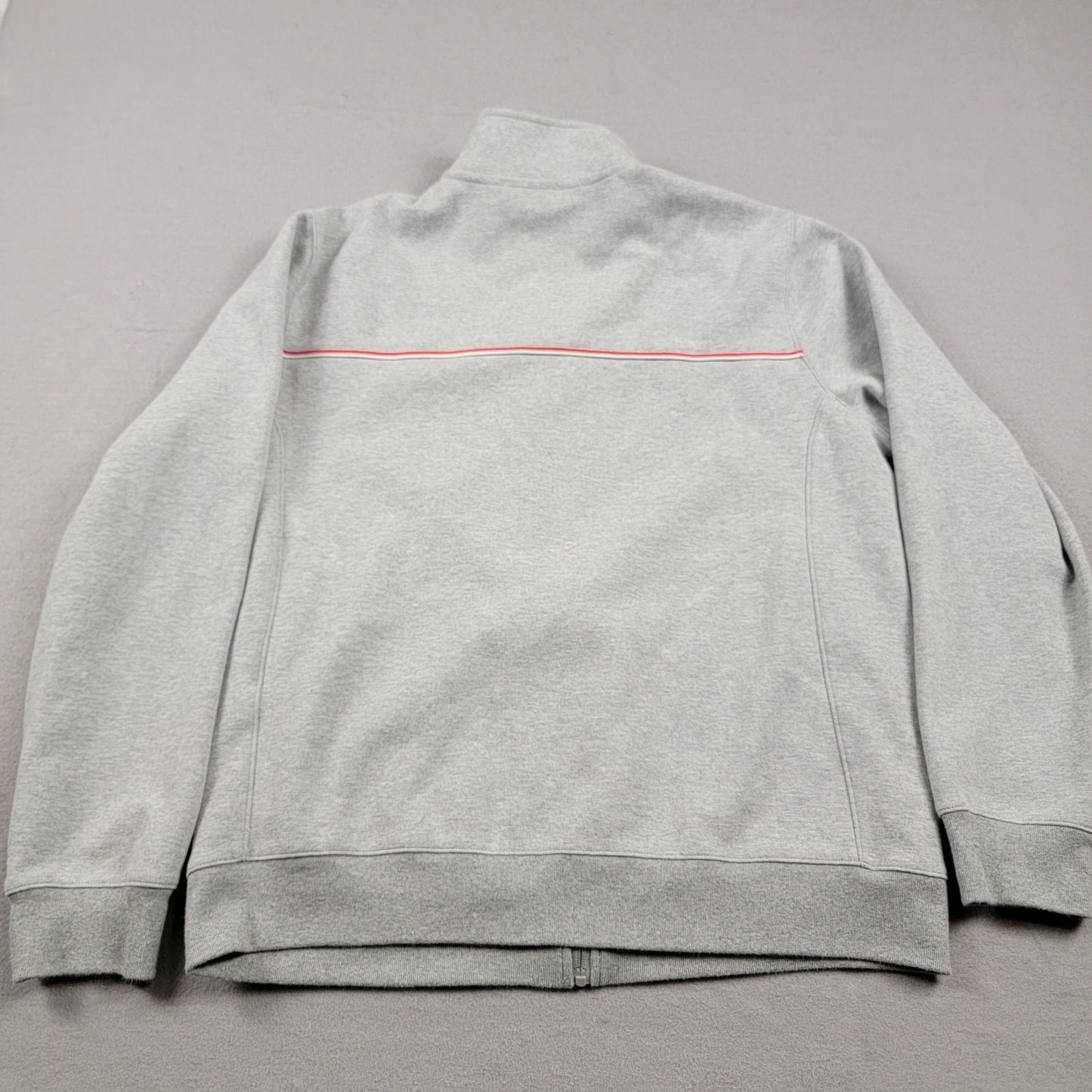 Fila Mens Zip Up Jacket Sz L Gray