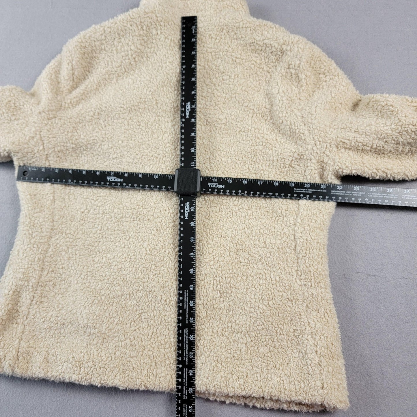 Pendleton Jacket Womens Lg Beige Sherpa Fleece Lined Full Zip Cozy Pockets