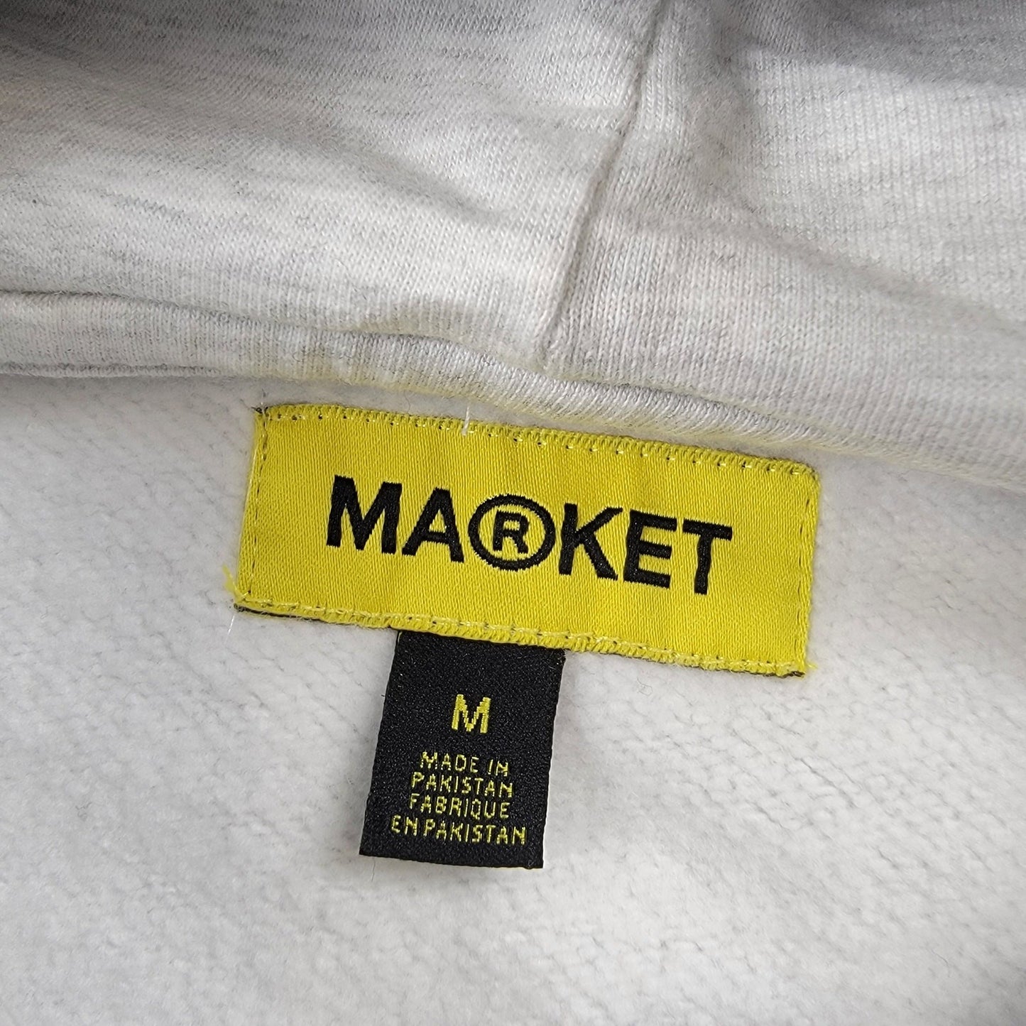Market Studios Pixelated Logo Hoodie Sz M