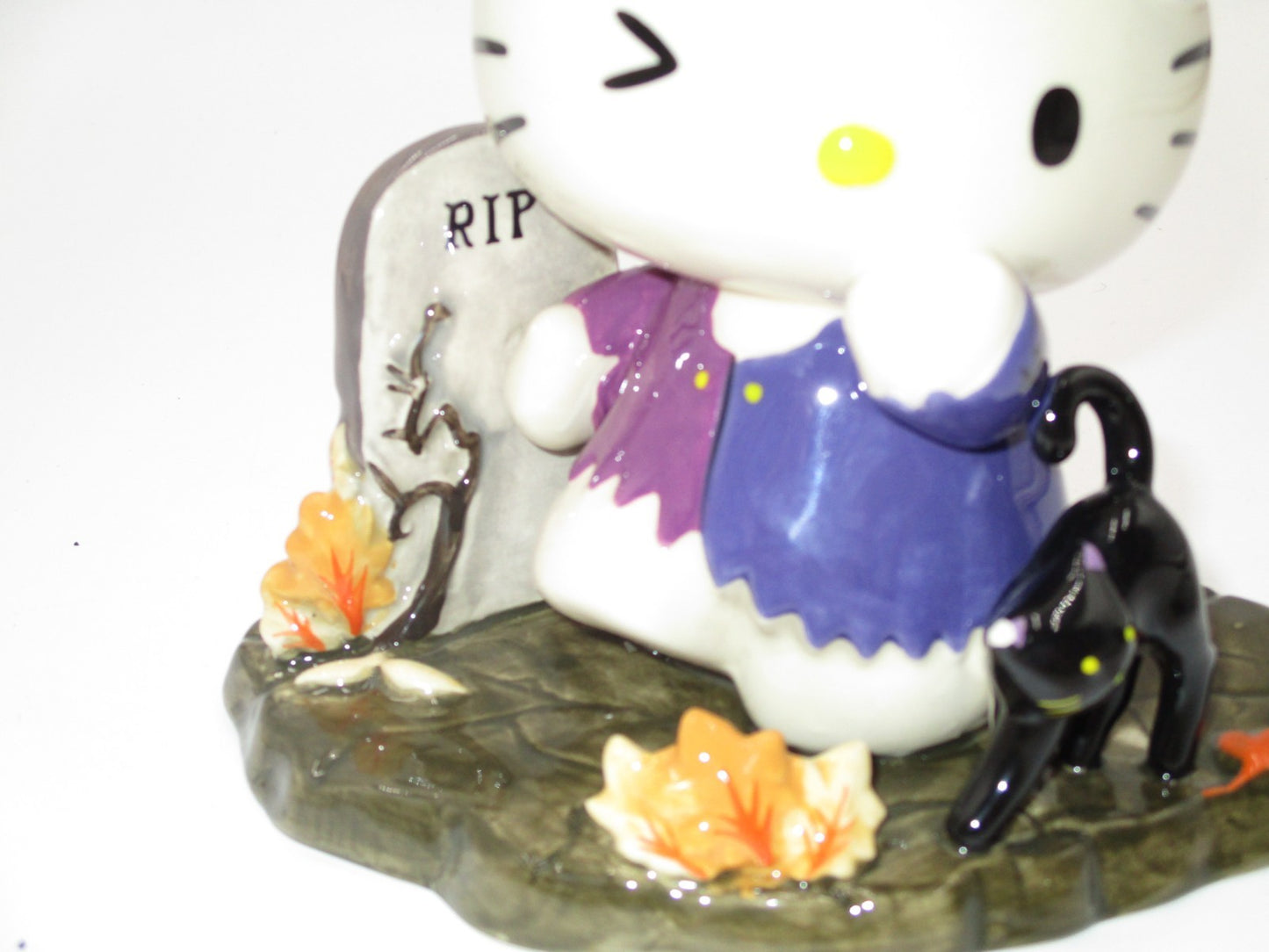 Hello Kitty Halloween Blue Sky Clayworks Graveyard Zombie Ceramic4