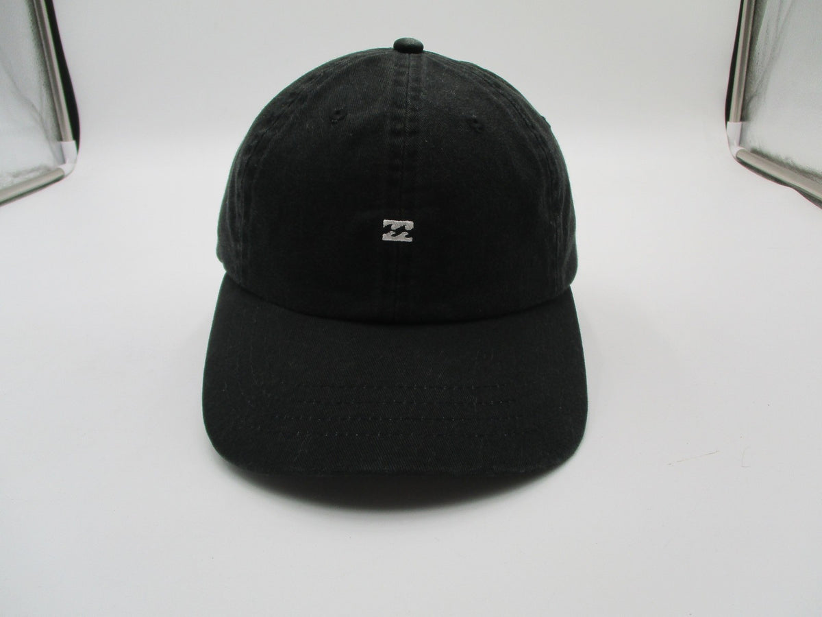 Billabong Hat Cap Strap Back Mens One Size Black Twill Logo Baseball Dad0
