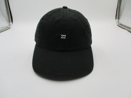 Billabong Hat Cap Strap Back Mens One Size Black Twill Logo Baseball Dad0