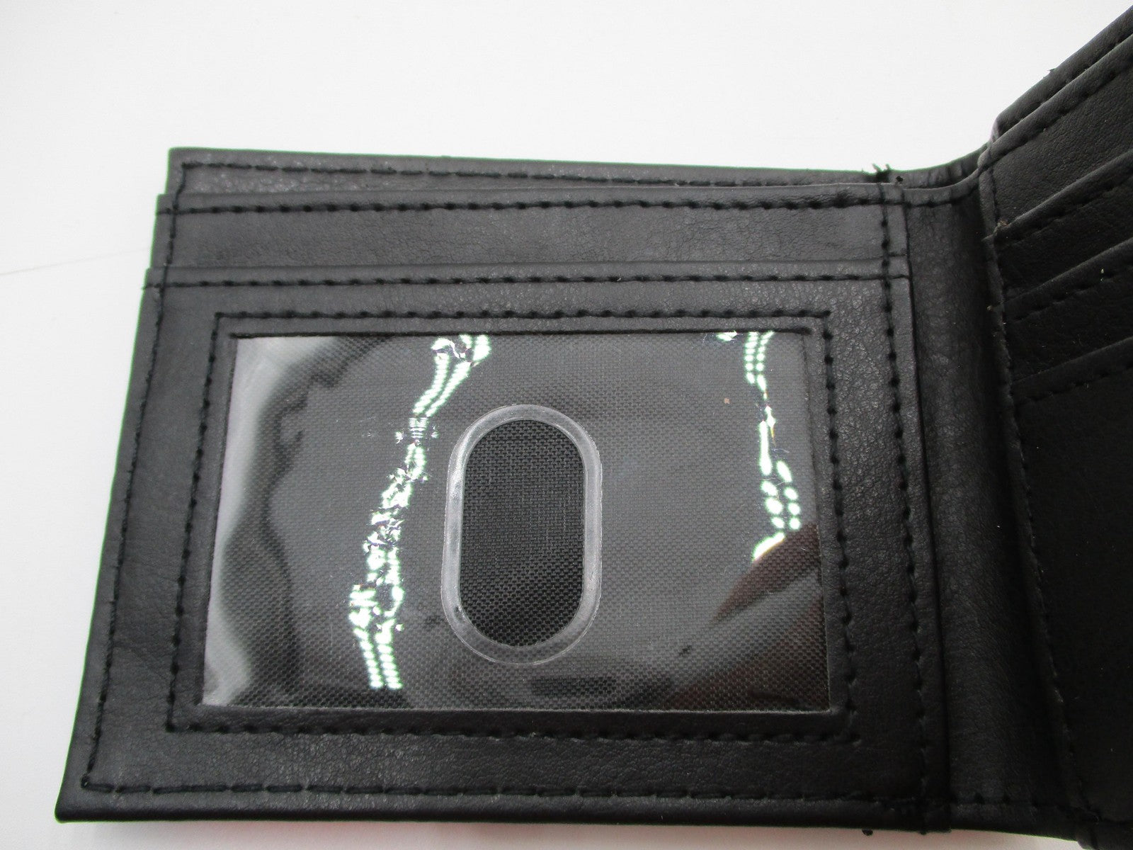 Super Mario Wallet Mens Red Blue Bifold ID Window Card Slots Bioworld Nintendo7