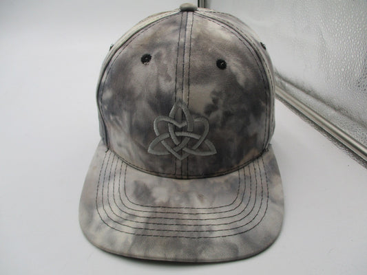Celtic Knot Hat Cap Snap Back Mens One Size Gray Cotton Twill Graphic Adjustable0