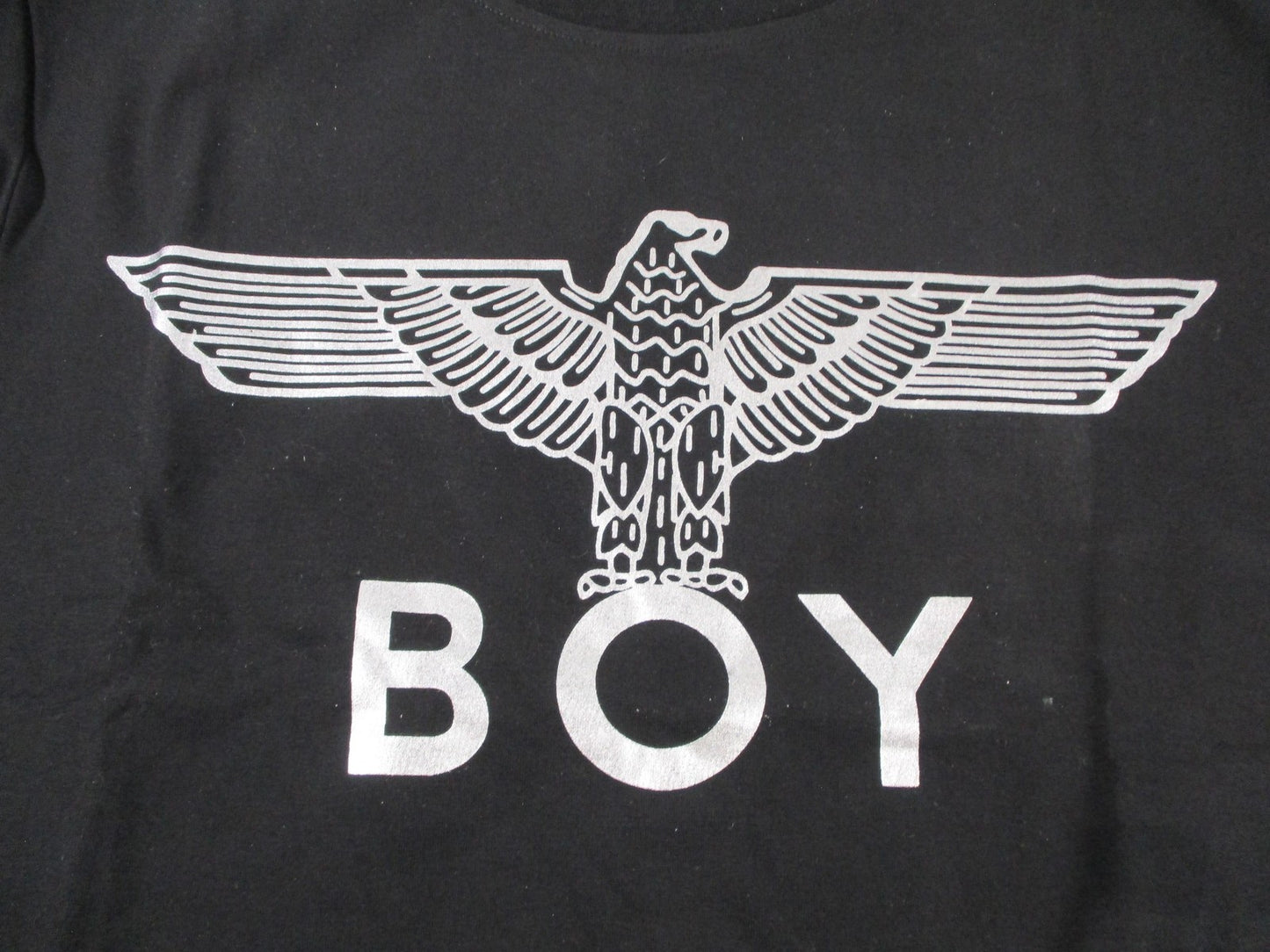 Boy London Shirt Mens Medium Black Eagle Logo Graphic Stretch Tee Punk 1305073