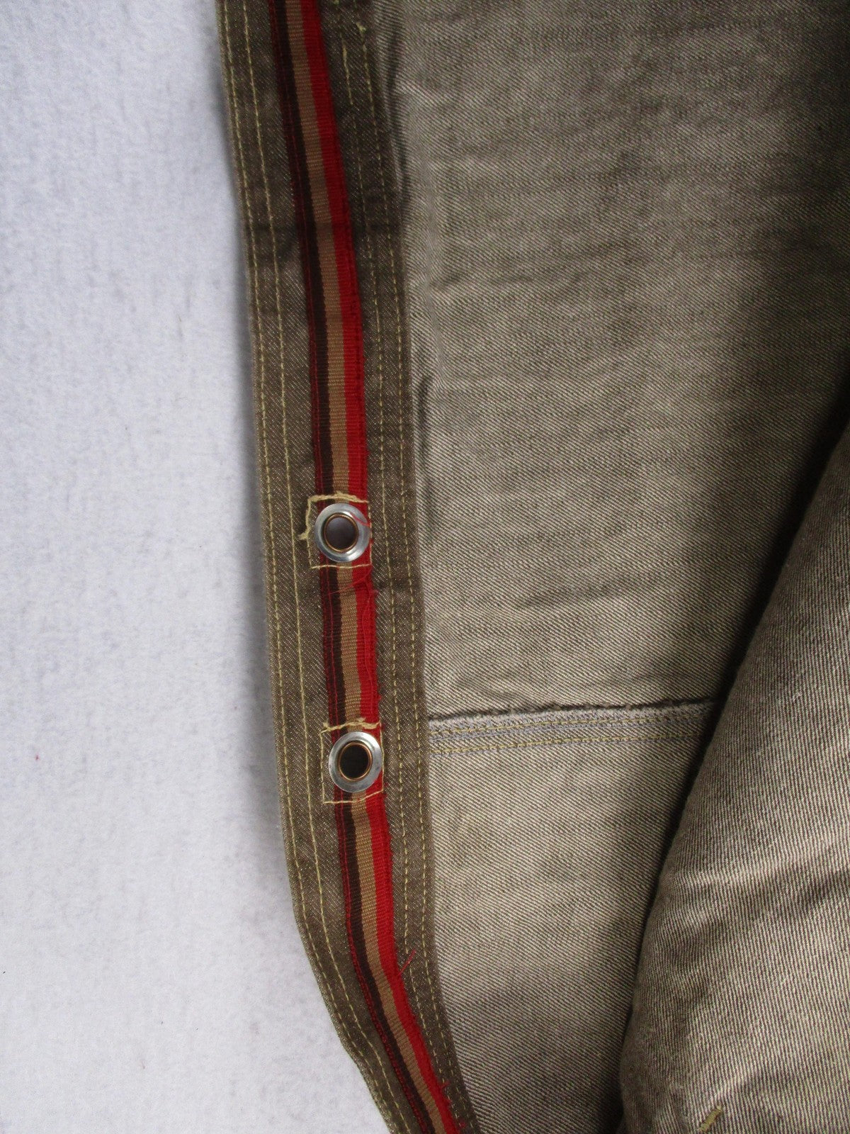 Parish Jacket Mens 4XL Brown Cotton Denim Military Workwear Snap Front Outdoor9