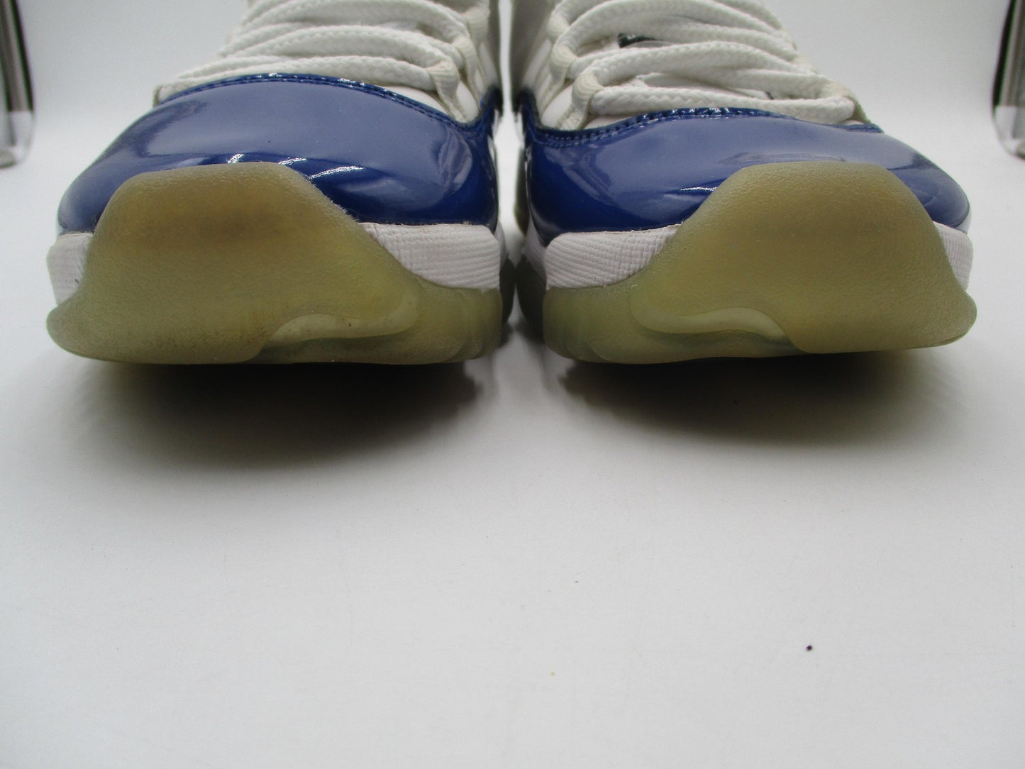 Air Jordan 11 Retro Low Shoes Womens Size 7 White Blue Sneakers AH7860-1002