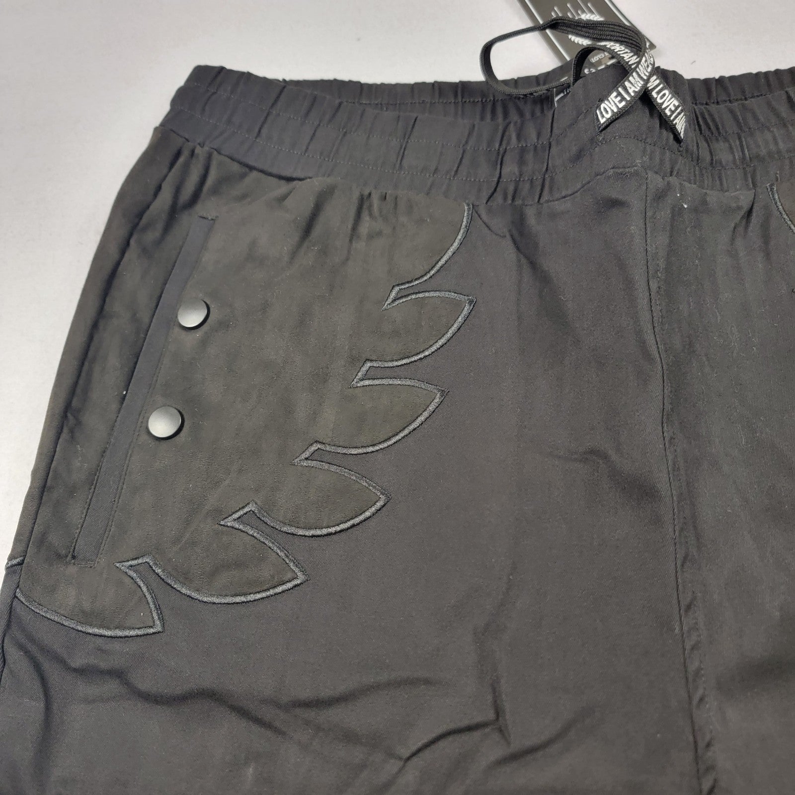 The Hideout Clothing THC “Blossoming” Cargo Pants 2XL Black Limited Edition 8213