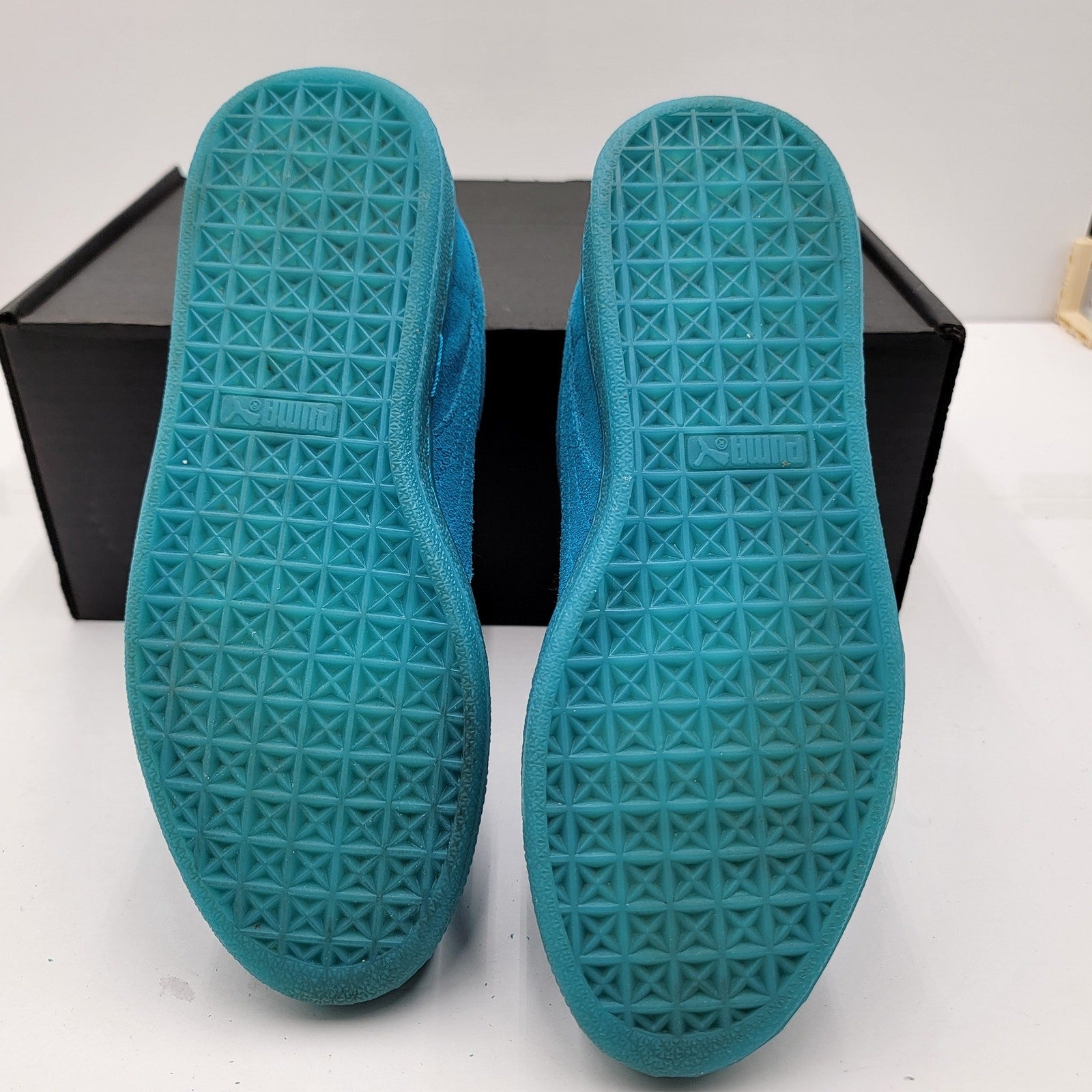 Puma Suede Iced Fluo Jr 'Atomic Blue' Sz 7C 36193602
