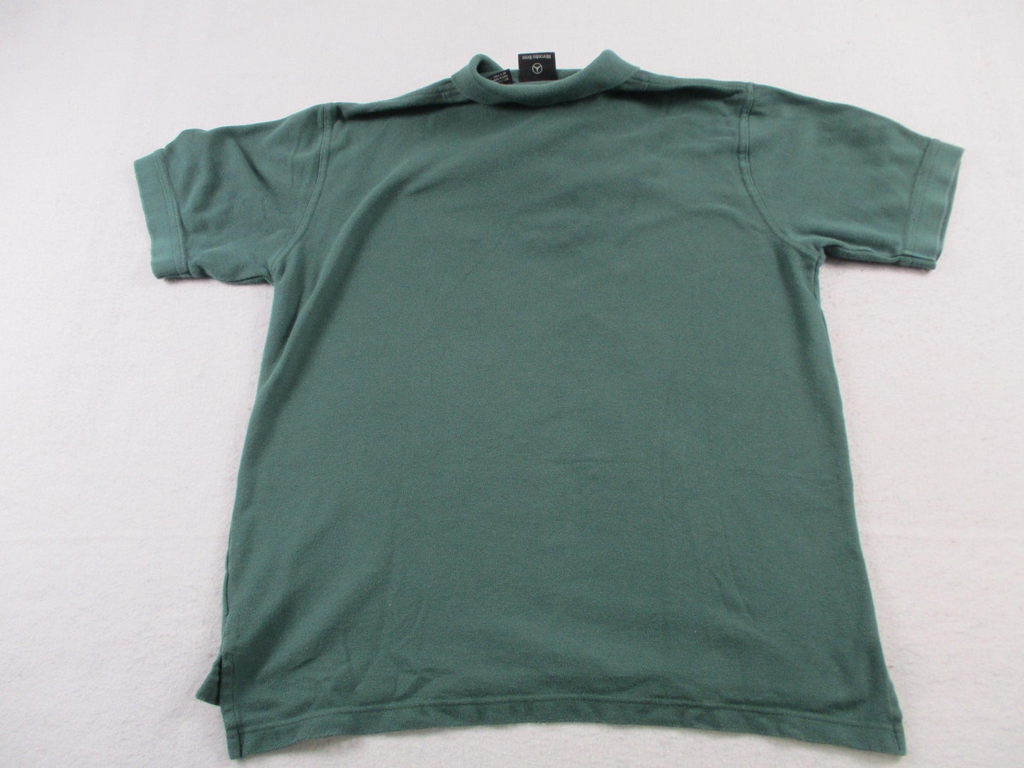 Mercedes-Benz Polo Shirt Mens Small Green Short Sleeve Automotive Logo1