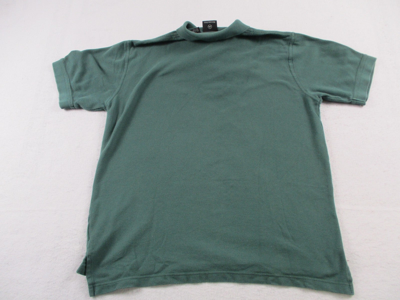 Mercedes-Benz Polo Shirt Mens Small Green Short Sleeve Automotive Logo1