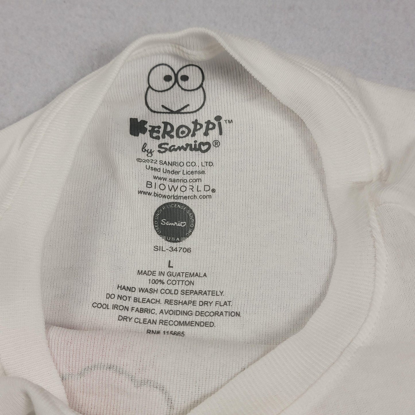 Keroppi+Squishmallows+Sugar Babies+Yosemite 4 Pack Tshirts Women's Lg