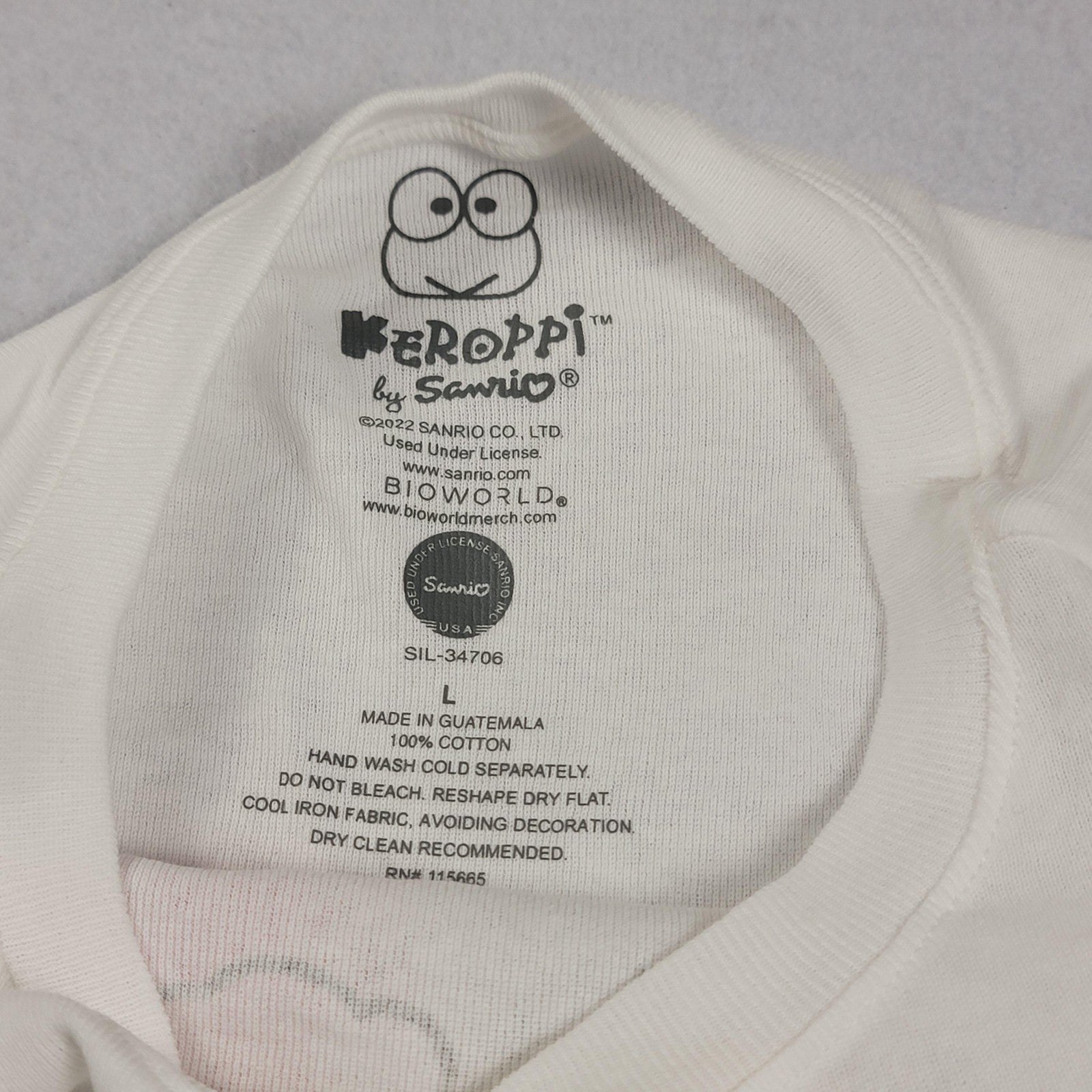 Keroppi+Squishmallows+Sugar Babies+Yosemite 4 Pack Tshirts Women's Lg