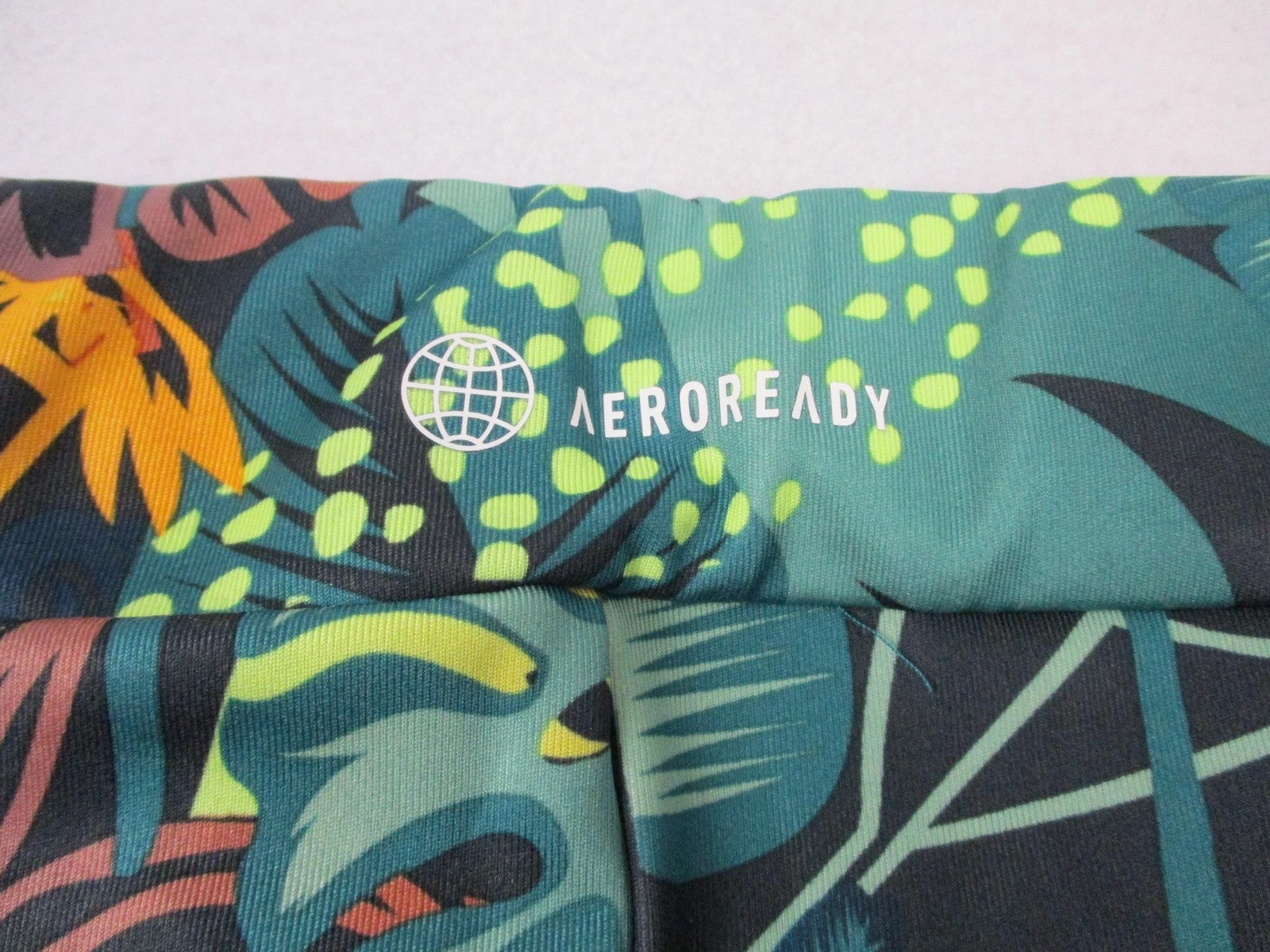 Adidas Disney AEROREADY Leggings Kids Size 1416 Multicolor Jungle Print
