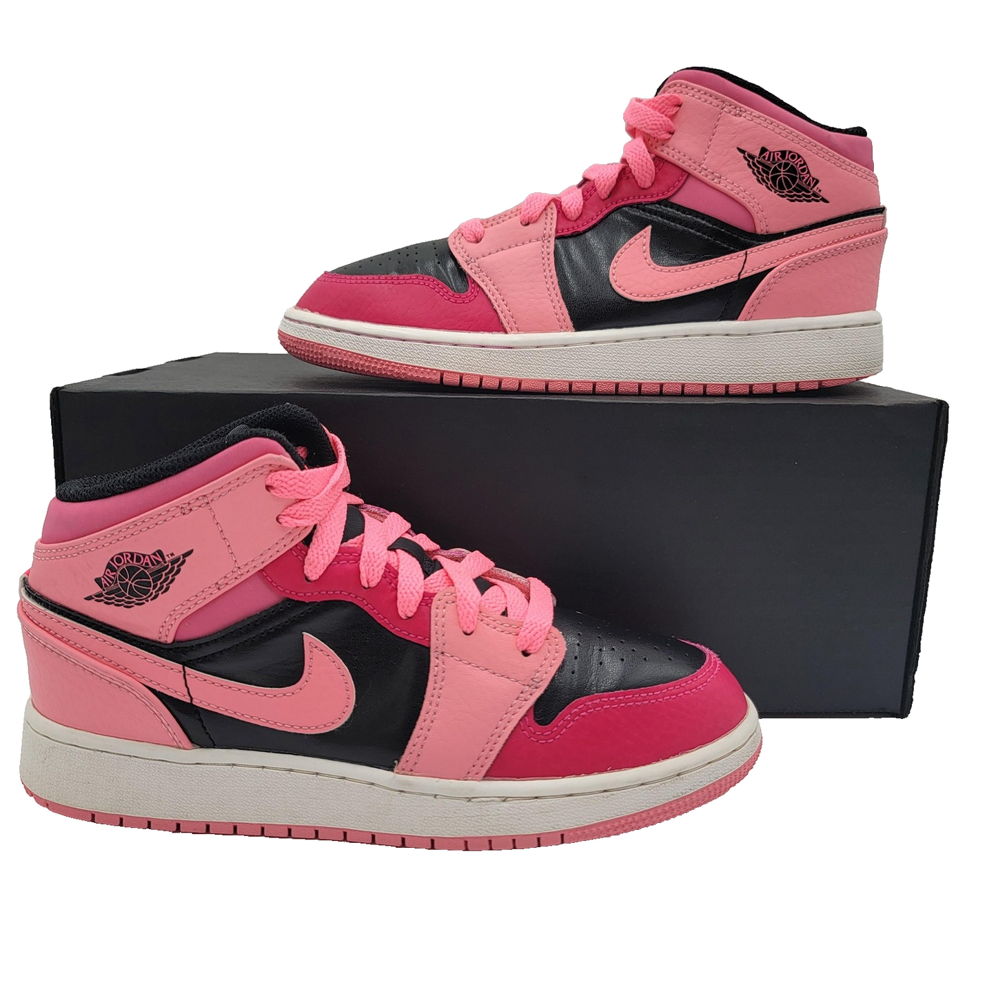 Air Jordan 1 Mid GS 'Coral Chalk' Youth Size 4.5Y Basketball 554725-662