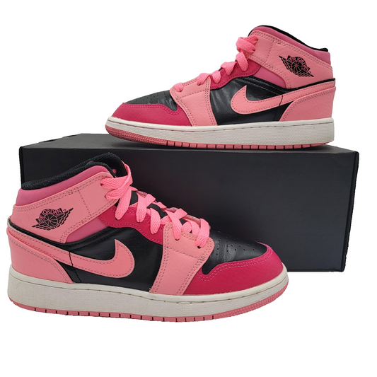 Air Jordan 1 Mid GS 'Coral Chalk' Youth Size 4.5Y Basketball 554725-662