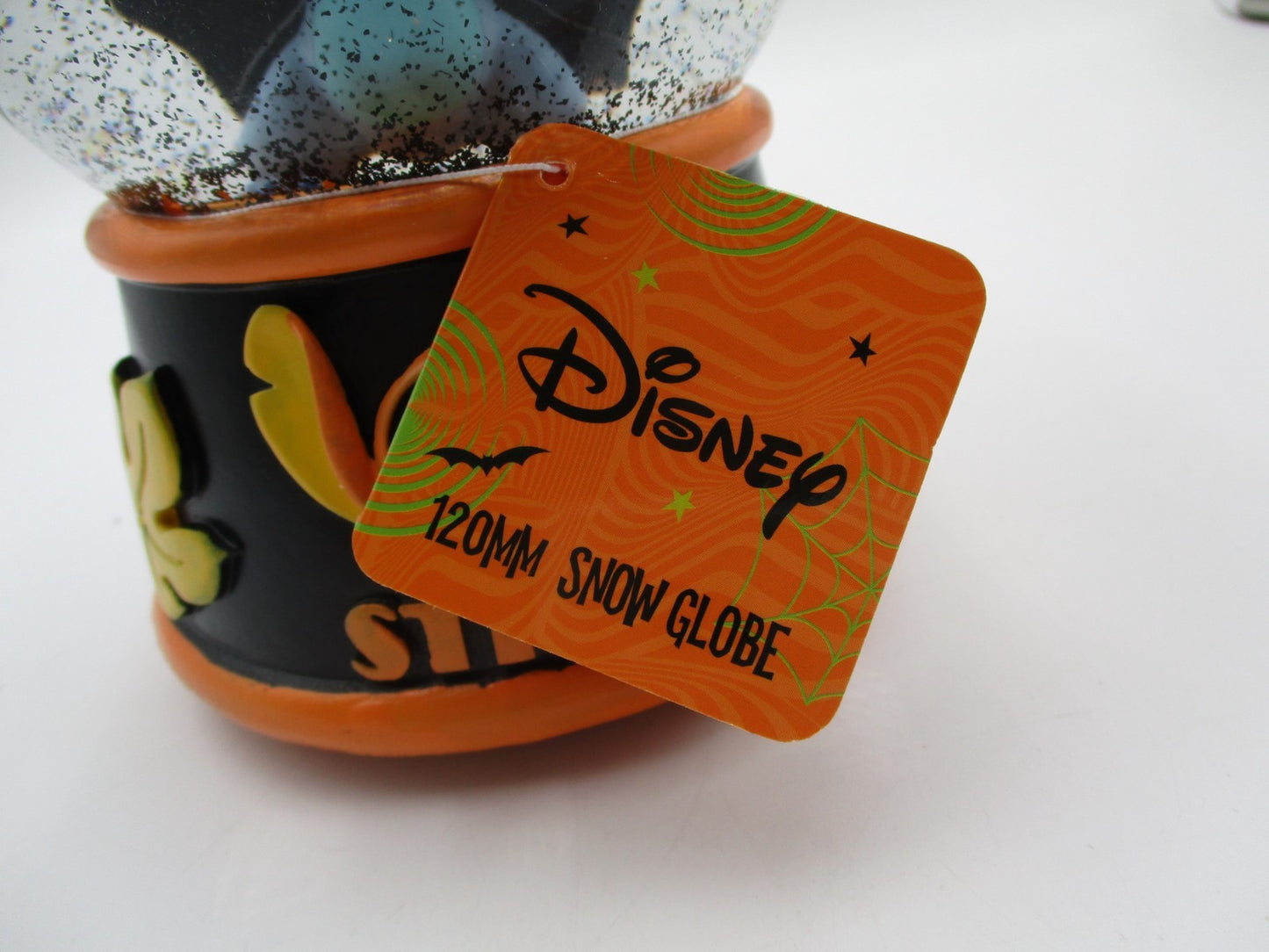 NEW 120mm Disney Stitch Vampire Halloween Trick Or Treat Music Water Snow Globe4