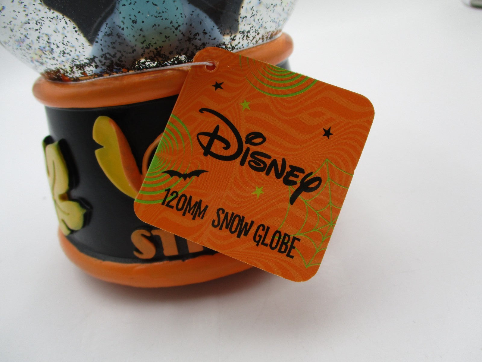 NEW 120mm Disney Stitch Vampire Halloween Trick Or Treat Music Water Snow Globe4