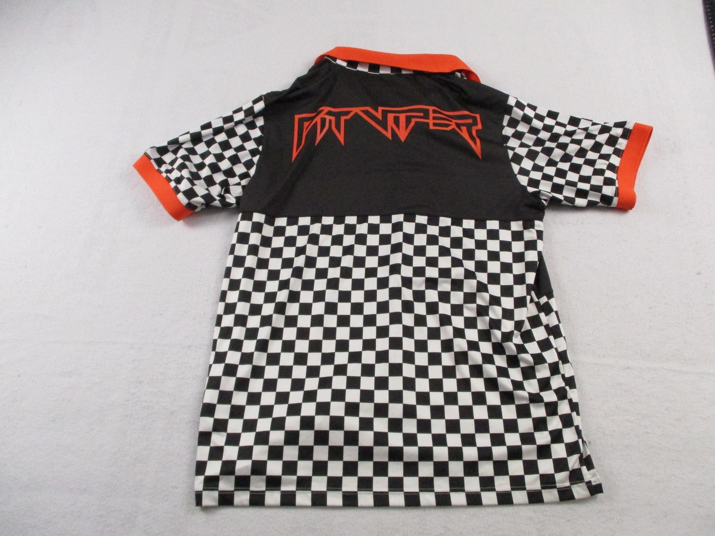 Pit Viper Polo Shirt Mens Large Multicolor Checkered Racing Graphic NWT 16999