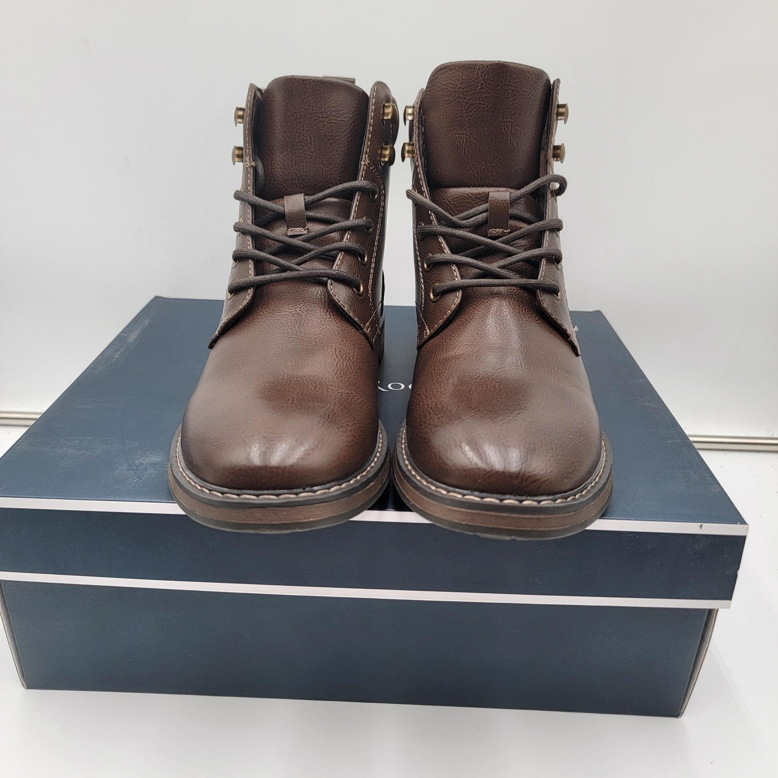 Club Room Westin Boots Mens Size 8 Dress Casual Lace Up Ankle Shoes2