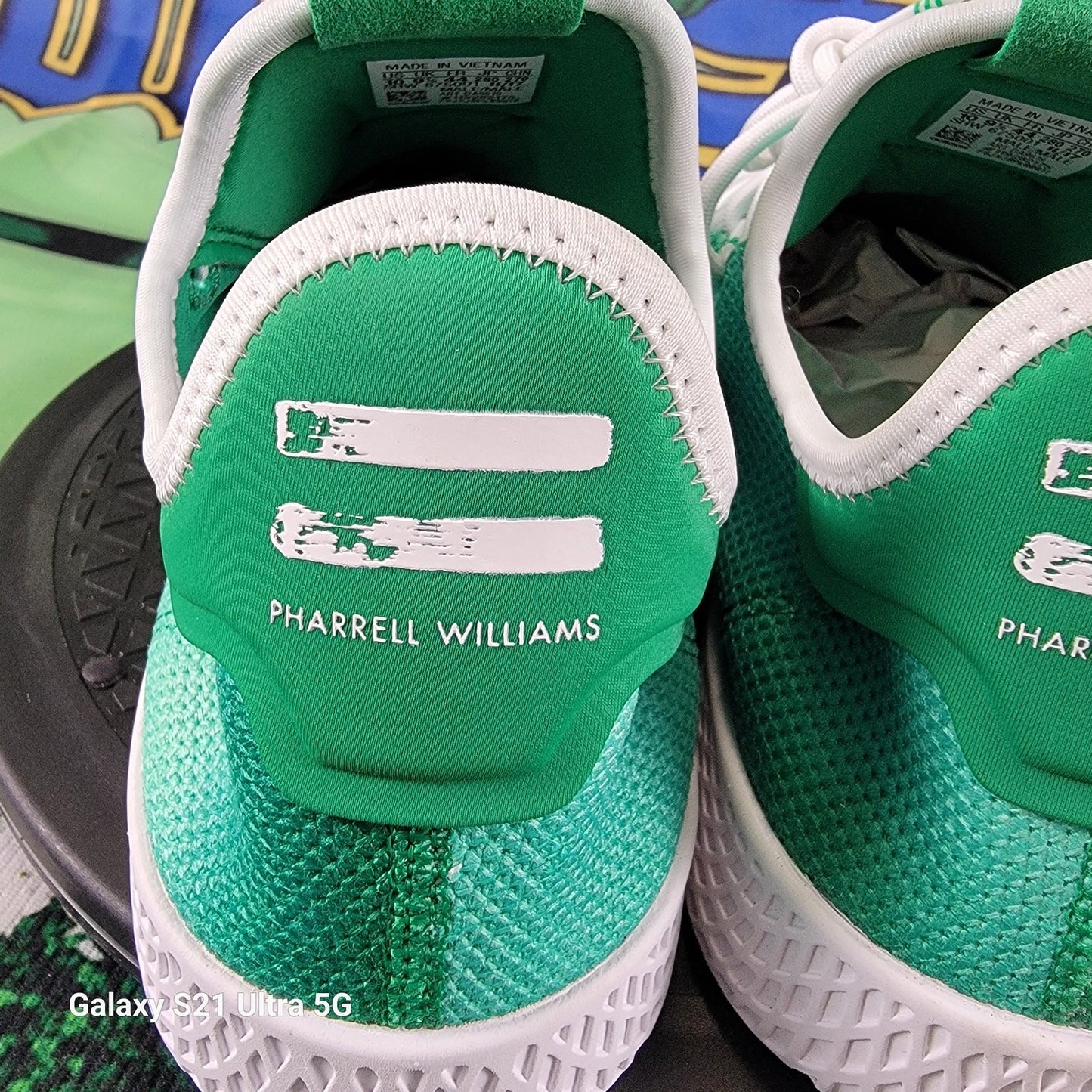 Adidas Pharrell Williams DA9619 Men's Holi Green Athletic Sneaker Shoes Sz 103