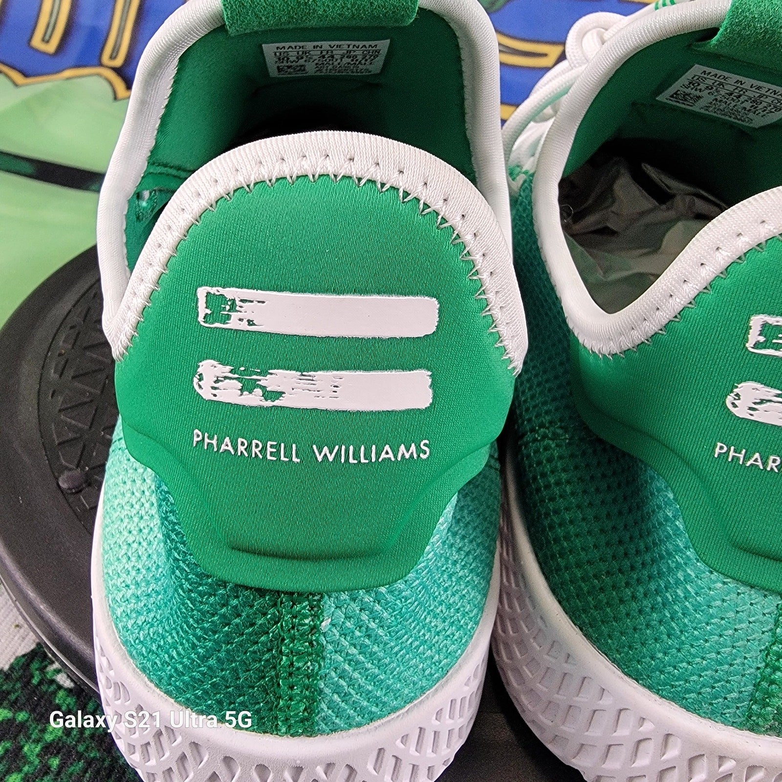 Adidas Pharrell Williams DA9619 Men's Holi Green Athletic Sneaker Shoes Sz 103