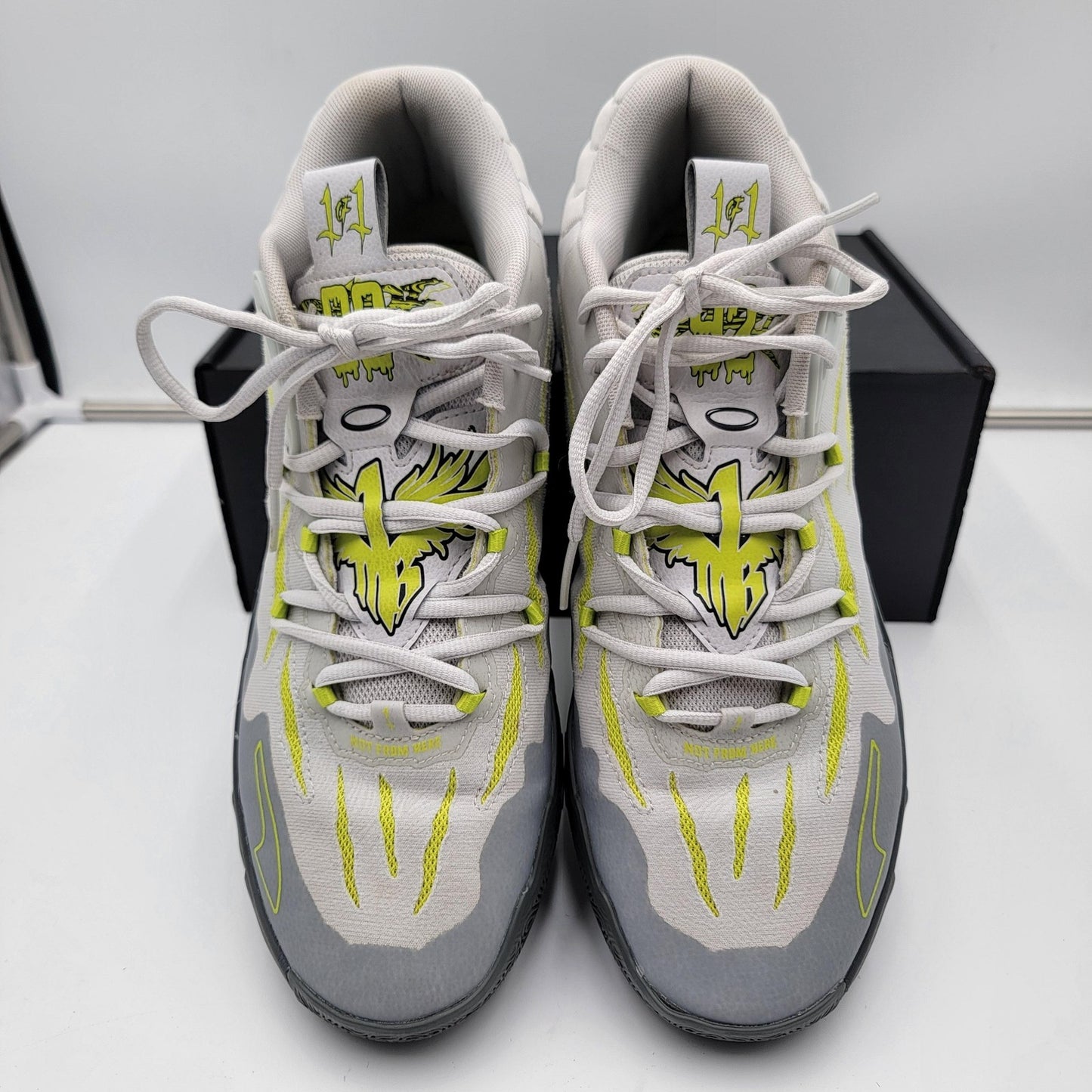 Puma MB.01 Shoes Mens Size 11 Gray LaMelo Ball 01ofOne Not From Here Rare