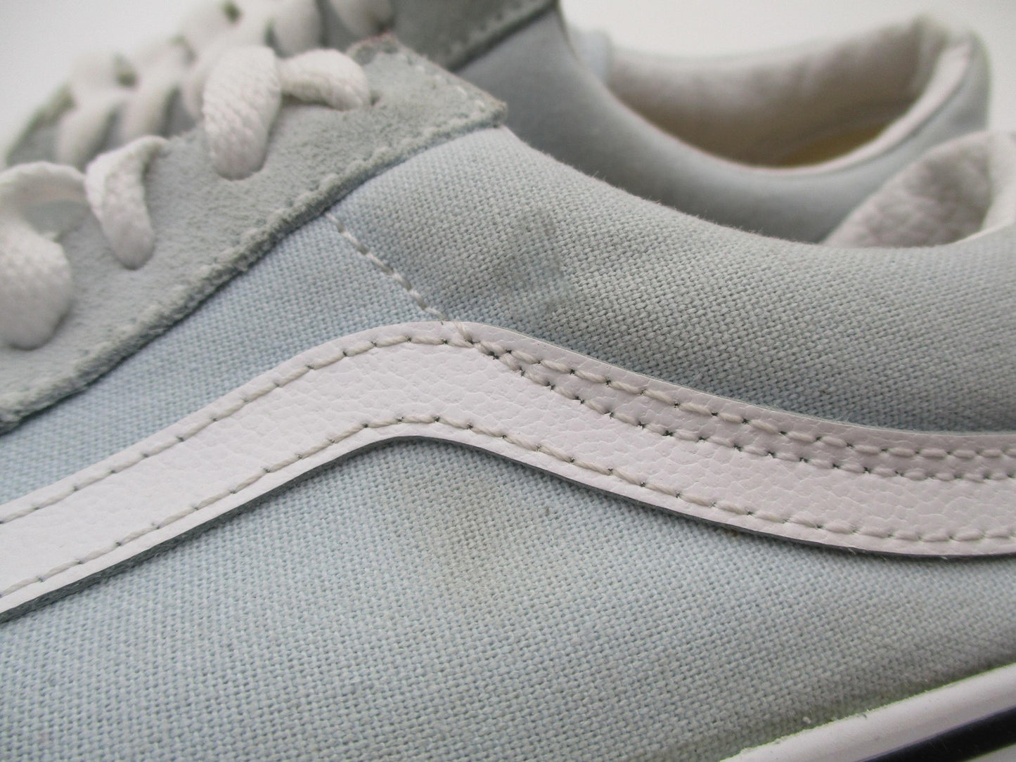 Vans Old Skool Shoes Mens Size 7 Blue Suede Canvas Low Top Skate 751505 Sneakers7