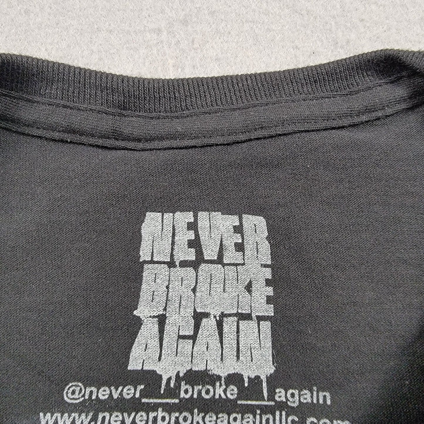 Young Boy Never Broke Again Won't Make it Home Tee Black Sz 3XL2
