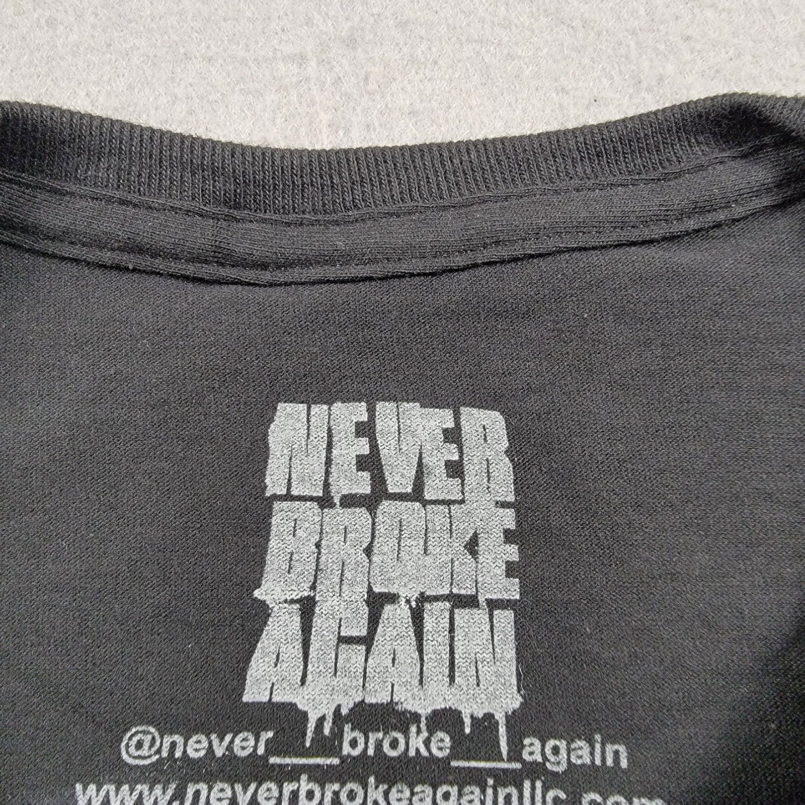 Young Boy Never Broke Again Won't Make it Home Tee Black Sz 3XL2