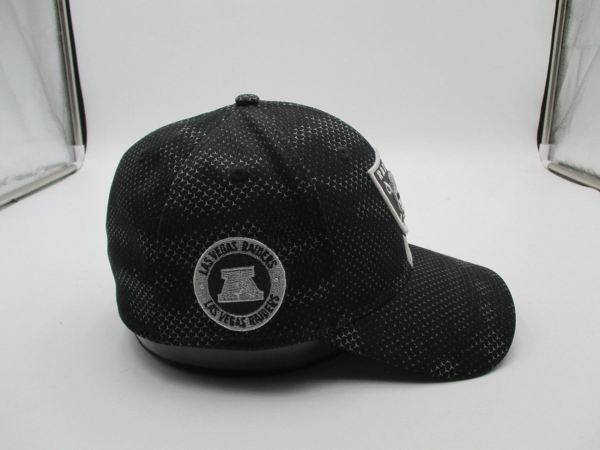 Las Vegas Raiders Hat Cap Fitted Mens Large Black NFL Football New Era 39THIRTY9