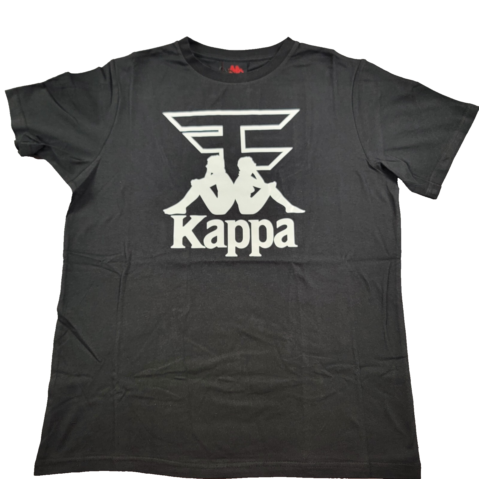 Kappa x Faze Clan TShirt Mens Sz S Black White Streetwear Short Sleeve Men NEW0