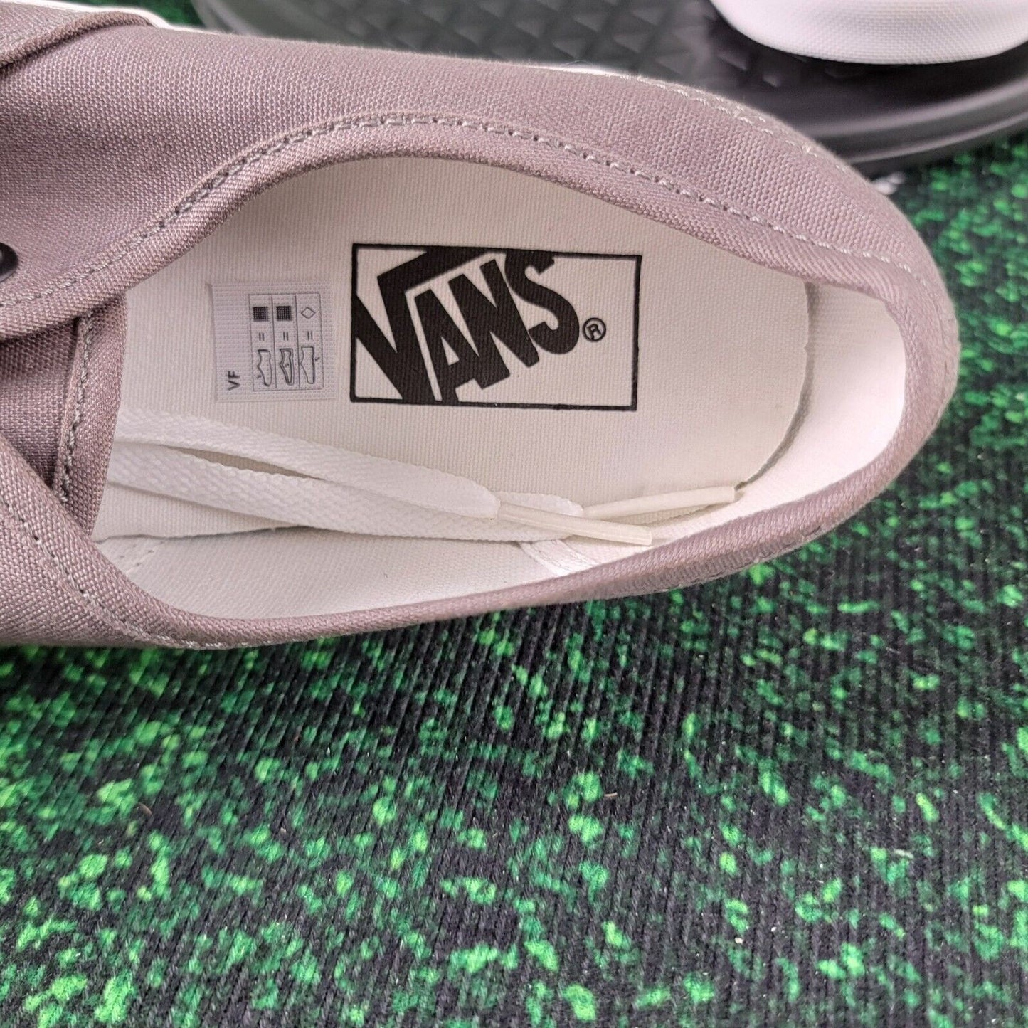 Vans New Authentic Classic Sneakers Unisex Canvas Shoes Pewter/Black Sz 8.5M 10W5