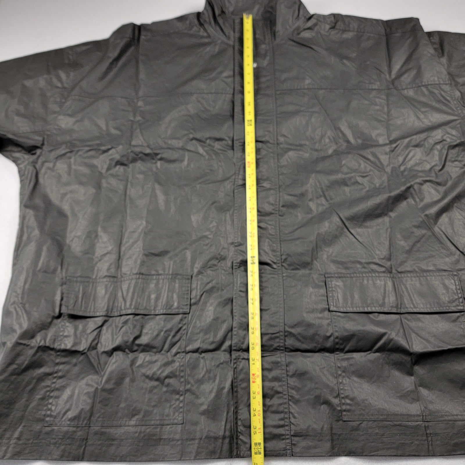 Yeezy Gap Engineered by Balenciaga Coated Cotton Parka Black Sz L10
